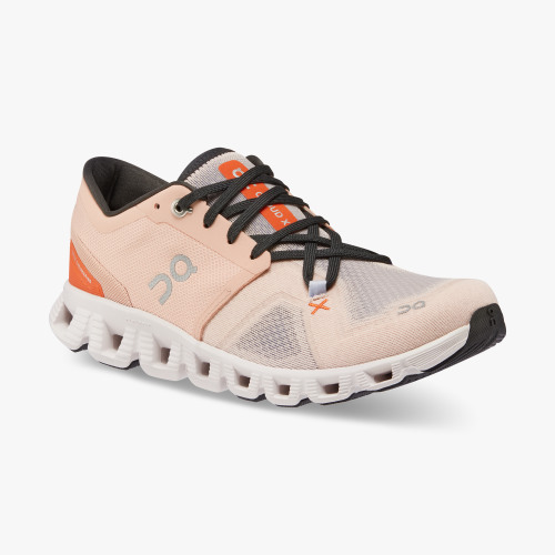 On Running Cloud Shoes Women's Cloud X 3-Rose | Sand