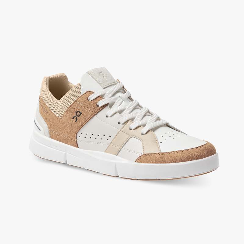 On Running Cloud Shoes Men's THE ROGER Clubhouse-Almond | Sand